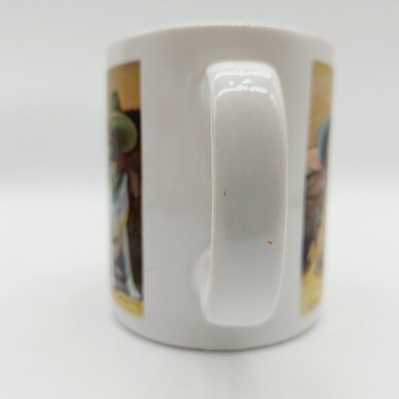 Leanin Tree Western Dog Cowboys Hat Kerchief Bryan Moon Artwork Mug Cup - Picture 5 of 10